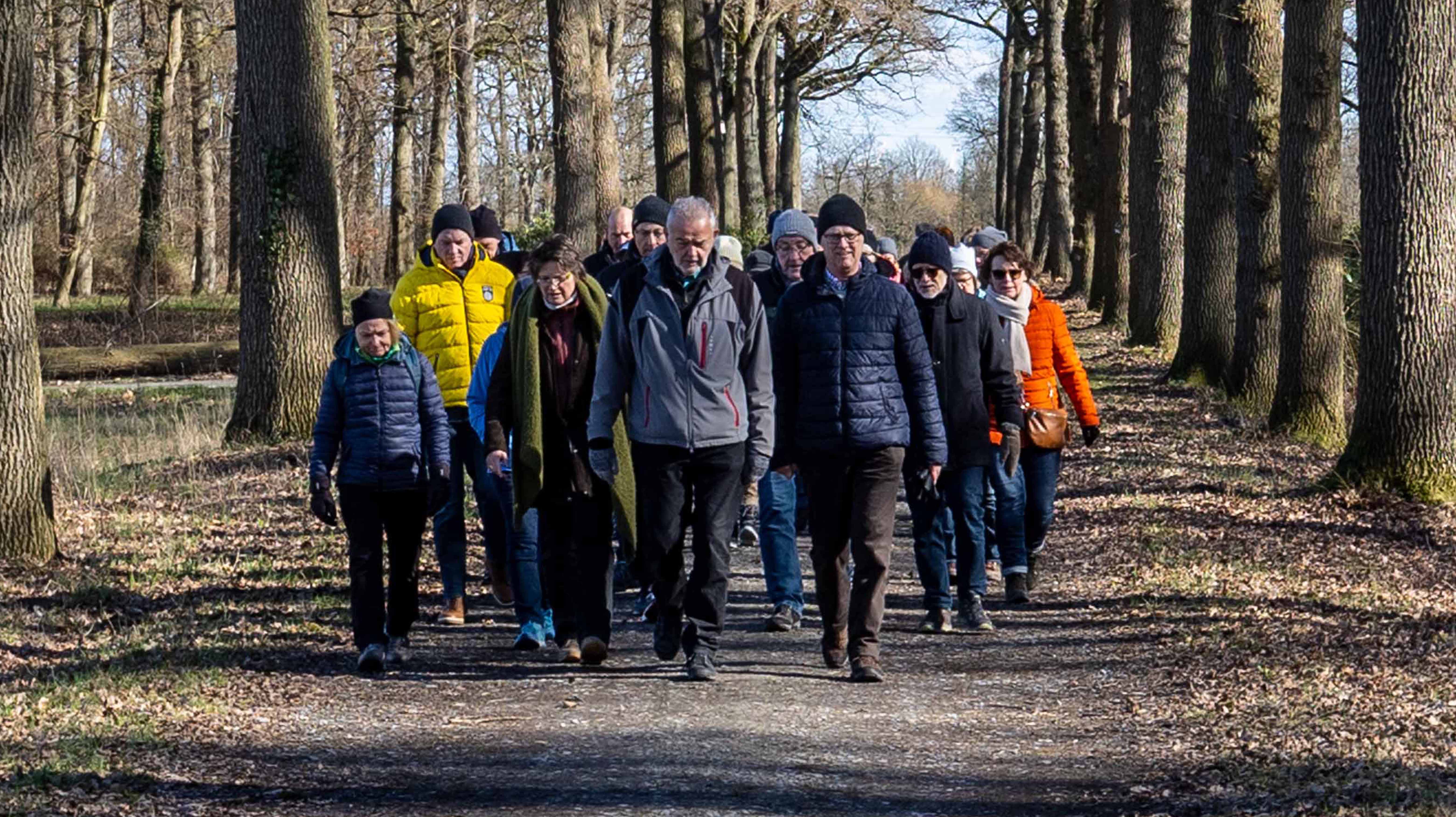 Bild  der Winterwanderung des Heimatvereins Rinkerode